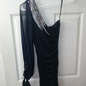 Jodi Kristopher Navy Blue dress